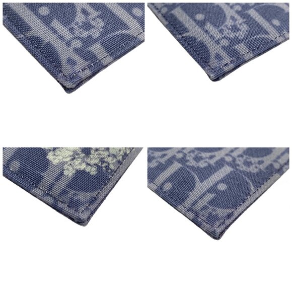 Auth DIOR/ChristianDior - 2ESCA338DDO Navy Multi Jacquard Clutch Bag - Picture 16 of 16